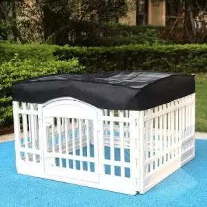 [반려] 울타리 메쉬 사육장 실내 통기성 강아지 덮개 커버 실외