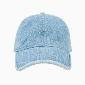 캘빈클라인 진 [CK ACC] 남녀공용 CK 타이틀케이스 로고 엠블럼 데님 볼캡 4D5030G VHJ - 데님/블루 107105