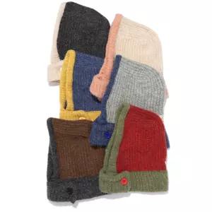 카고브로스 포 우먼 컬러블록 니트 워머 바라클라바 (6컬러) - black 107504