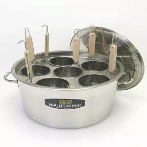 업소용 해면기 6구 소바면 304스텐 건지기 냉면 우동 세트