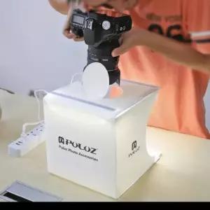 스튜디오 접는 LED 라이트 카메라 배경 상자 조명