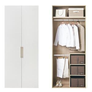 한샘 바이엘 옷장 90cm(높이216cm) 화이트 T수납형