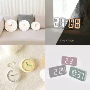 무아스 LED 벽 시계 욕실 탁상시계 타이머 베스트 모음전 거실 인테리어 무소음 디지털 전자