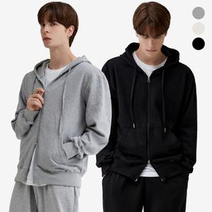 투웨이/후드집업/무지/기본/남자/여성/후드/가을/겨울/봄/오버핏/집업