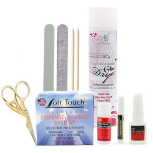 소프트터치 실크랩핑 세트 찢어진손톱 보수 연장 실크익스텐션 네일국시 네일실기시험