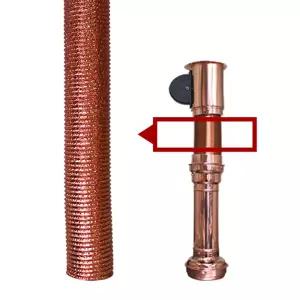 로스타후드팬 교체용 자바라 후렉시블 동색/흑색