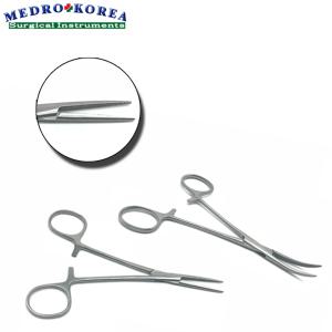 의료용 모스키토 포셉 겸자집게12.5cm(직,곡)