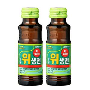 위생천 75ml x 50병(안전포장)소화드링크 과식 더부룩 속 답답할때 마시는 편의점 약국 음료