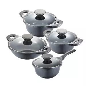 [PN풍년]펄블랙 주물 IH 4종 냄비세트 /인덕션 가능