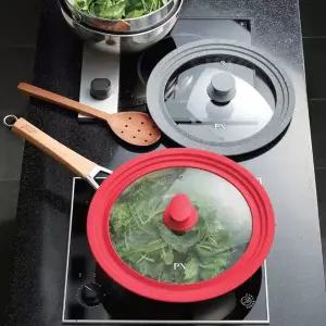 PN풍년 실리콘 멀티뚜껑 쿨그레이 24-28cm 다용도 후라이팬뚜껑 냄비덮개