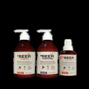 홈로즈 맥주효모 샴푸 + 컨디셔너 + 헤어토닉 3종 세트