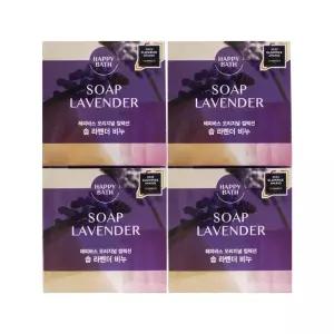 해피바스 비누 라벤더 90g 4개