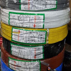테프론전선 (FEP) AWG18 0.75SQ(mm²) 200M 1롤 300V 200℃ 불소수지 UL전선 케이블