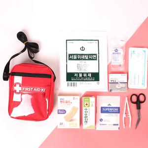 구급낭 L 크로스 10종약품 구급가방 구급상자 응급키트