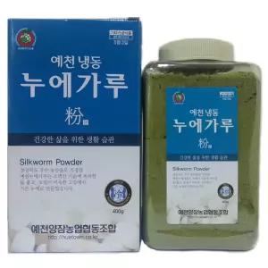 예천냉동건조누에가루 400g (누에환, 뽕잎차, 오디, 오디가루)
