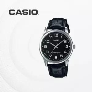 카시오 CASIO 남성 남자 가죽 손목시계 패션 커플시계 MTP-V001L-1B