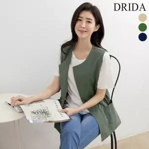 여성 여름 린넨 마 조끼 가벼운 여름용 캐주얼 베스트 40-50대 엄마옷 미시룩