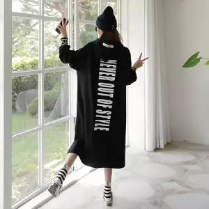 [핑크시슬리] 미키레터 테잎 후드 롱 원피스