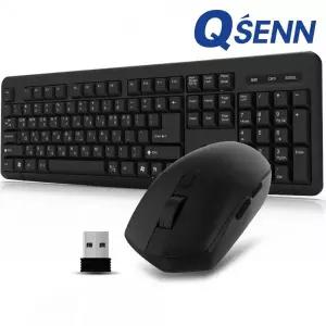 QSENN MK110 무선키보드 마우스 세트 (키스킨포함)