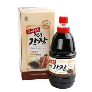 조선간장 1.8리터/전라도 강진/시골마을에서 만드는 재래식 옛날 집간장