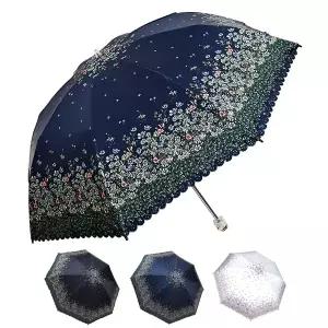 [피에르가르뎅] 컷팅로망스 고급 패션 양산 UV 자외선차단 파라솔 암막코팅 수동양산