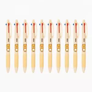 카카오프렌즈 3색 볼펜 / 10개 묶음상품 / 라이언 어피치 무지 튜브 네오 프로도 / 카카오3색볼펜 다색펜 멀티펜