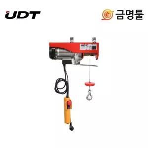 UDT UW600-12 미니윈치 PA-600A후속 용량300kg 와이어길이12m 리프트 호이스트 전동윈치