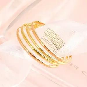 [골드퀸즈]18K 사인 엥게이지 반지 2개