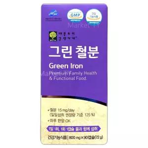 애플트리 그린 철분 800mg x 90캡슐