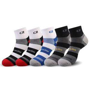 크로커다일 스포츠 압박쿠션 단목양말 CD4SK1016, 골고루, 5족세트