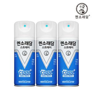 멘소래담 스프레이 에스 쿨타입 파스 180ml x3개