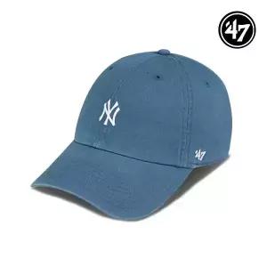 47브랜드 뉴욕 양키스 NY 스몰 로고 MLB 엠엘비 볼캡 야구 모자 팀버 블루 B-BSRNR17GWS-TB