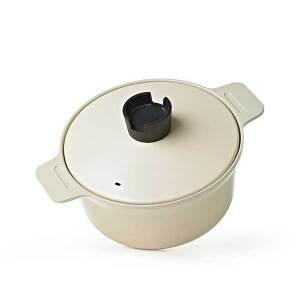 글라스락 셰프토프 캥거루 풀인덕션 냄비, 아이보리, 24cm, 1개