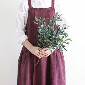 꼼플  백버튼 플레어 어린이집 앞치마 유치원 보육교사 카페 공방 원피스 앞치마