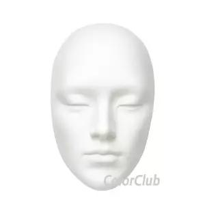 메이크업 분장 연습용 아트마스크 흰색 눈뜬 얼굴 페이스페인팅 연습 마네킹