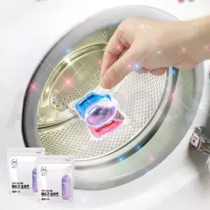 세탁조 냄새캡슐 때빼고 냄새싹 드럼 통돌이 세탁기 청소 통세척 세탁조 세정제 클리너 크리너 2세트