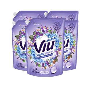 무궁화 아로마뷰 라벤더 섬유유연제 2.1L 리필 5개