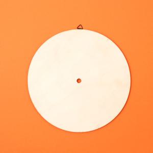 원형 시계판 만들기 19cm DIY 나무 무소음 무지 시계 벽시계