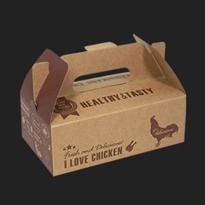 치킨 박스 크라프트 닭강정 손잡이 상자 대 200개