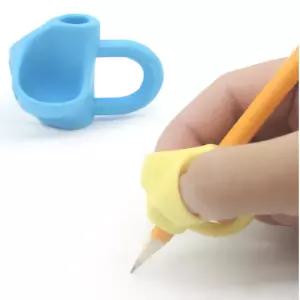 남녀노소 컬러 실리콘 연필교정그립 1p 홀더 볼펜 필기 글씨연습 어린이 좌우겸용 연필잡기