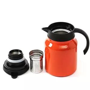 온도표시 주전자 오렌지 차 이중 물통 물병 육수통 차망 저그 워터저그 티
