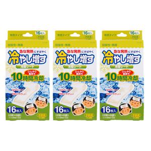 코쿠보 열 냉각시트 냉각시트 일본 해열 패치 16매입 어린이 어른용 무향 3봉세트