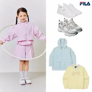 [FILA KIDS][즉시20%할.인] 단!12시간 따스한 봄 나들이 데일리룩  풀착장 준비! 아동화/봄아우터/상하세트/티셔츠/팬츠/잡화