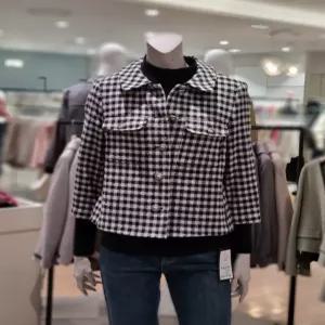 [트리아나] 소고 울혼방 체크재킷TJ1GA11