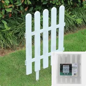 화단울타리 텃밭 조경 정원 꾸미기 테두리 PVC 펜스 40X50CM 2P