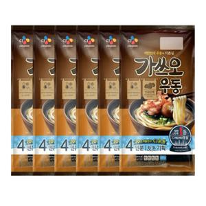 CJ제일제당 가쓰오우동 4인분 x6개