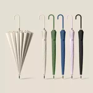 감성가득 파스텔 가죽그립 16살대 튼튼 장우산 컬러5종 택1