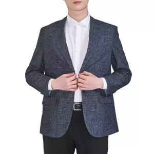 봄 여름 중년 남성 정장 콤비 재킷 남자 체크 마이 50대 세미 양복