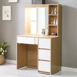 아트박스/벨리카가구 팍스 LED 조명 화장대 세트 800