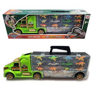 [기타]메타 쥬라기 트레일러 / 트럭 캐리어에 10가지 다양한 공룡과 화려한 미니카 2대